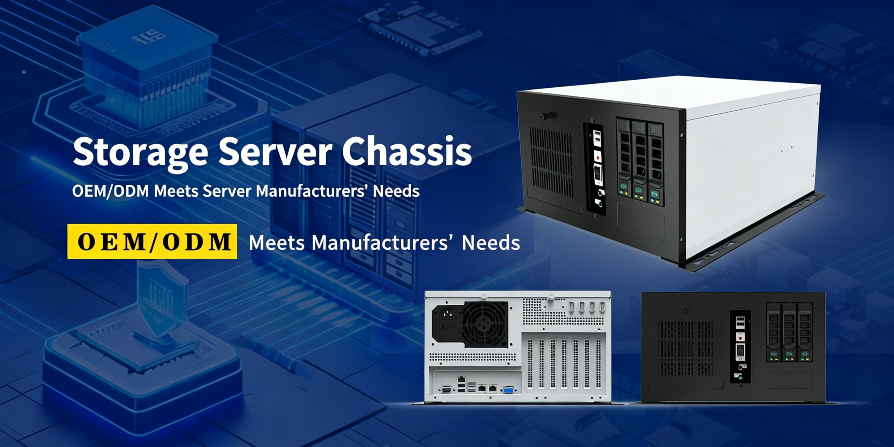 Storage server chassis